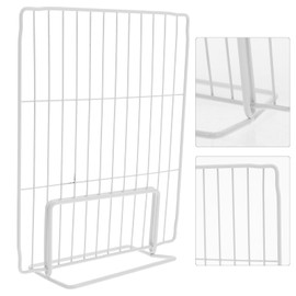 Alipis Refrigerator Partition Board, Freezer Wire Divider Iron Wire Mesh Grid Drawer Separators Fridge Shelf Organizer