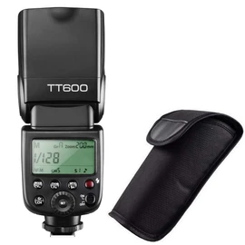 Godox TT600 Cámara Flash Speedlite HSS 1/8000s sincronización de alta velocidad GN60 sistema inalámbrico X integrado de 2.4G compatible con Nikon Canon Sony Pentax, Olympus, Fuji y otras cámaras DSLR con zapato estándar