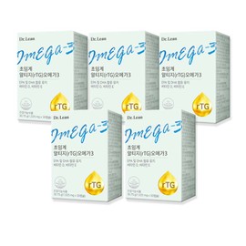 Dr.Lin Supercritical Altige Omega 3 30 capsules x 5 rTG vegetable capsules / 닥터린 초임계 알티지 오메가3 30캡슐 x 5개 rTG 식물성캡슐