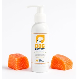 Metazoo Aceite de salmón para Perro Premium - vitaminas para Perro. Omega 3, 6 y 9 - suplemento para Mascota, Anti caida de Pelo. Dog Protect Premium (120 ml)