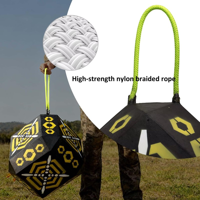 Archery Targets 18-Sided Portable Shooting Foam Target Block Cube with