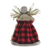Windy Hill Collection 14" Red Checkered Burlap Angel Christmas Tree