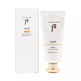 The Face Shop 더후 공진향 진해윤 프레쉬 선크림 SPF50+ 60ml 1개 - R The History of Whoo Gongjinhyang Jinheungyun Fresh Sunscreen SPF50+ 60ml 1pc - R