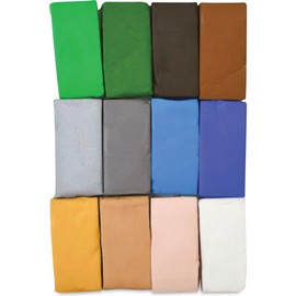 Sculpey III: Polymer Clay: Multipack Naturals - (12) 1oz Packs- Oven Bake Clay, 12 Colors, Non-Toxic, Sculpting, Create Jewelry & Crafts, Art Supplies