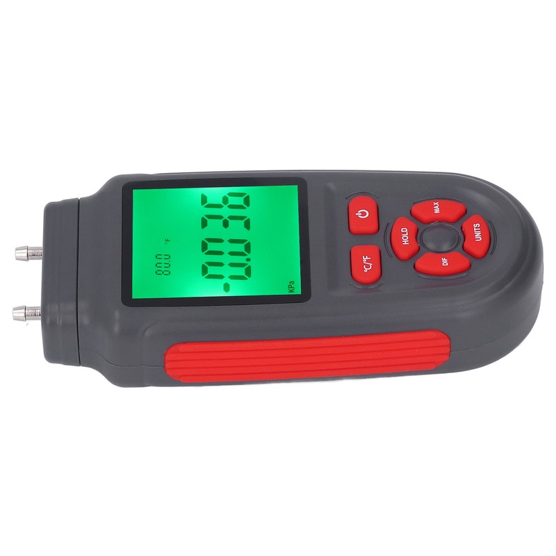 Digital Manometer ABS Shell Handheld High Accuracy HD Display Screen