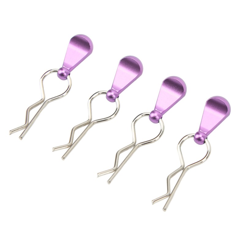 4Pcs Metal RC Car Body Clips with Pull Tabs for