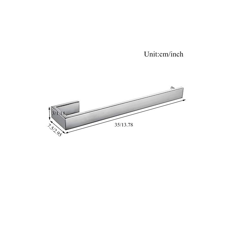 Celbon 14" Bathroom Stainless Steel Towel Rar Wall Mounted Towel