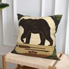 Best Gifts Set of 4 Throw Pillow Cover Bear Adventure