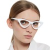 MARE AZZURO Cat Eye Computer Reading Glasses Women Blue Light
