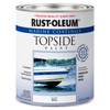 Rust-Oleum 207000 Marine Coatings Topside Paint, Quart, Semi-Gloss White 32