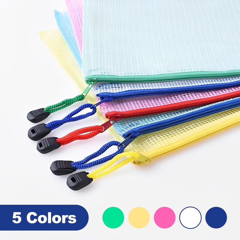 Logei Document Bag with Zip A4 + A5 + A6,