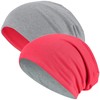 Hatstar Long Slouchy Beanie, 2-in-1 Reversible Jersey Hat in 45