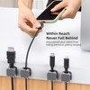 Magnetic Cord Clips, 6 Pack Cord Organizer Holder for Desk