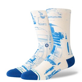 Stance Unisex R2 D2 Sw Crew Canvas LG (US Men's Shoe 9-13, Women's Shoe 11-14) One Size