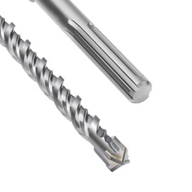 SDS Max Drill Bit 20 x 340 mm, Concrete Drill with 4 Carbide Cutting Edges and Double Helix, Hammer Drill Bit for Concrete, Stone, Natural Stone