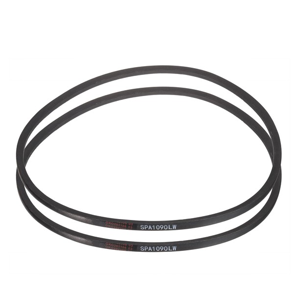sourcing map 2 Pcs SPA1090 Drive Wedge Belt V-Belt, 1090mm