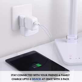 UK, Hong Kong, Ireland Travel Adapter Plug by Ceptics - Light Weight - Dual USA Inputs - Type G - Safe Grounded Perfect for Cell Phones, Laptops, Camera (3 Pack) - Ultra Compact - Use in Dubai, Ghana