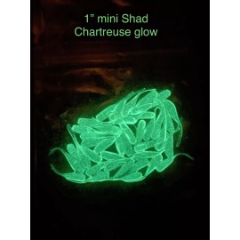 Northeast Custom Baits 1” mini shad mousie ice fishing soft plastic crappie-Panfis