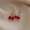 Stocking Stuffers Holiday Outfits for Women 2024 Cherry Earrings for