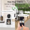 WAKADO 2K Video Call Security Camera Indoor, Nanny Monitor Pet Camera,Two-Way Video,One-Touch Phone Call,Security camerasEasy
