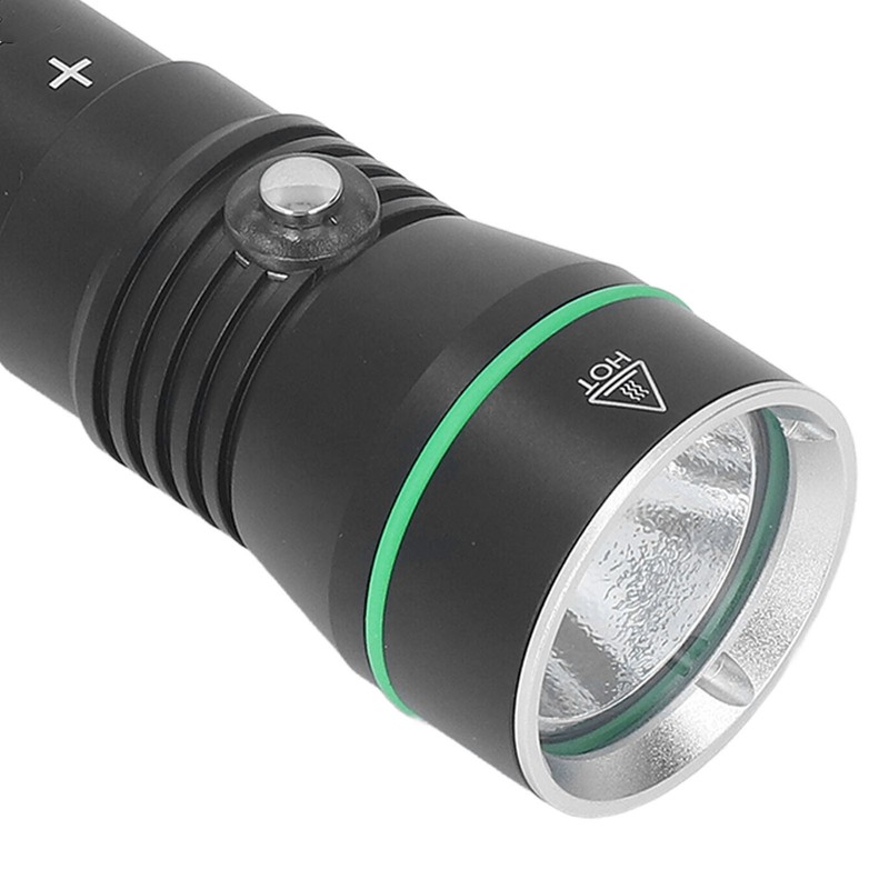 Diving Flashlight Super Bright Flashlight 1200LM Aluminum Alloy IPX8 Waterproof