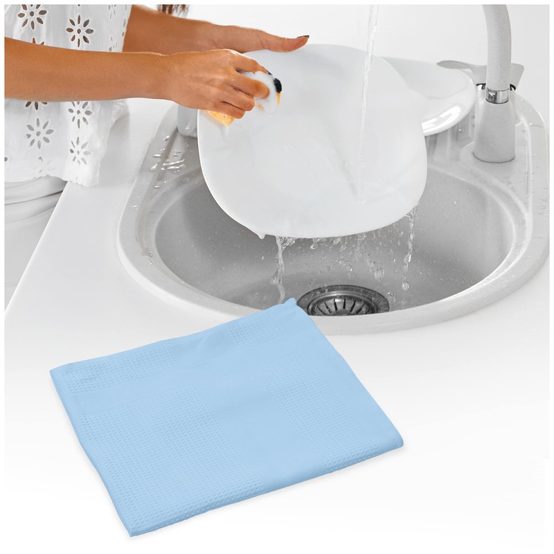 Amago - Pack of 5 Glass Cloths 45 x 65