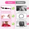100 Pack Soft Seamless Hair Ties for Little Girls with