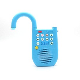 Travel Sleep, Relax and Focus Sound Machine. 10 Soothing White Noise and Natural Sound Tracks and 7 Baby Lullaby Tracks, with Timer Option - Blue