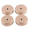 4PCS 40*10mm Aluminium Alloy Amplifier Pad Anodizing Sand Blasting Amplifier