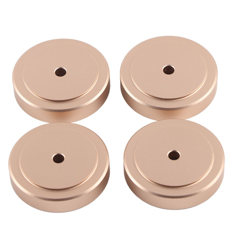 4PCS 40*10mm Aluminium Alloy Amplifier Pad Anodizing Sand Blasting Amplifier