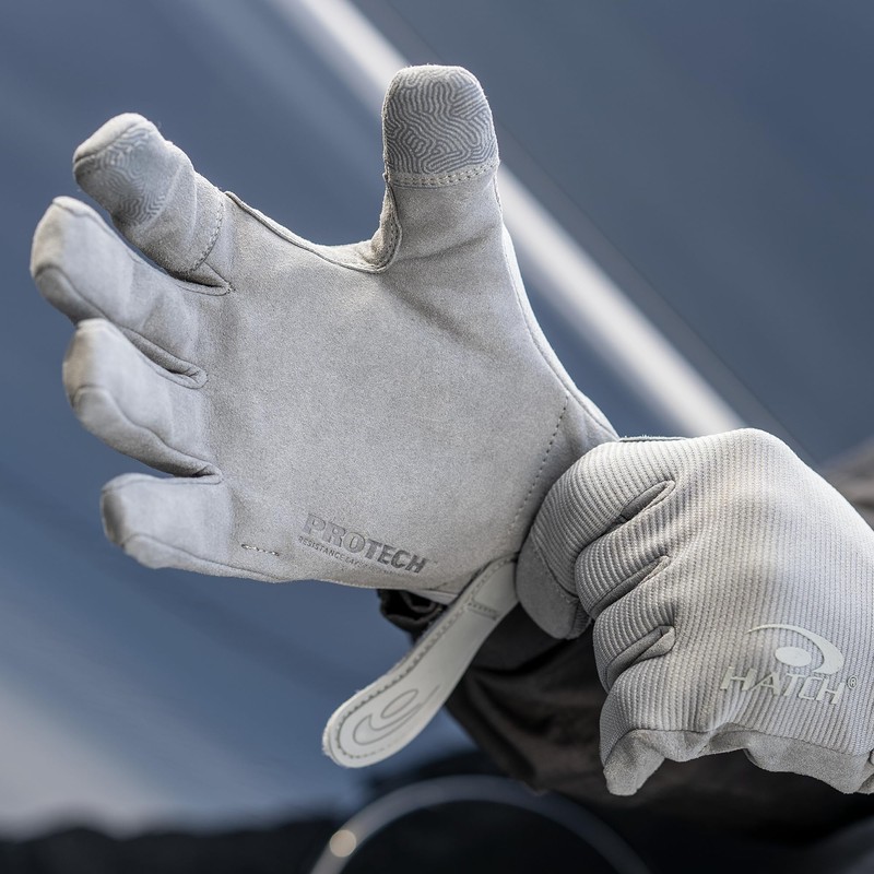 HATCH FMN501 Cut/Needle Puncture Resistant Glove with PROTECH Liner, Gray,