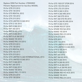 12V 5 Pin Car Relay, Micro Relay, Starter Relay 278002822 30A Auto Switches & Starters Relay Replacement for Sea-Doo GTR 215 GTS 130 RENTAL GTX 155 215