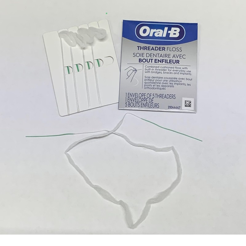 Oral-B Glide Threader Floss, 30-Count (Pack of 6)