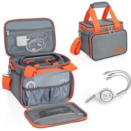 Travel & Business Carrying Case Bag Compatible with Explorer 160/240/300, with Waterproof Bottom and Front Pockets and 3 in 1 Retractable USB