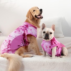 Knafe Recovery Suit for Dogs After Surgery – Breathable Dog Onesie Cone Alternative, Anti-Licking Surgical Suit for Spay Neuter Wounds, Comfortable E-Collar Replacement for Male & Female Dogs