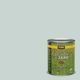 Rodda Paint CASCADIA ZERO Interior Satin Paint & Primer in One, Quart, Glacier