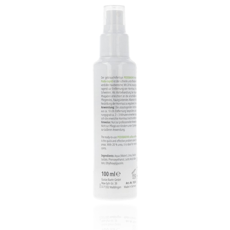 Pedibaehr Professional Podo-Rapid Callus Softener (100 ml)