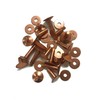 Copper Rivets & Burrs, 5/8" Size, No. 9, ¼ Pound