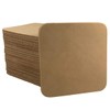 Leather Coasters 4" (102mm)- 4 or 25 Packs Unfinished (4