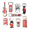 Set of 9 London England UK Famous Icons Mix Bottle