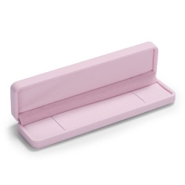 Oirlv Pink Velvet Necklace Box Elegant Necklace Gift Box for Engagement Wedding Wedding Anniversary Mother's Day Christmas Thanksgiving Birthday Mom Gifts