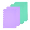 ITSYHPRO 4 Set Junior Discbound Covers for Happy Planner Purple