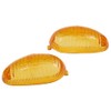 2EXTREME Indicator Lens Set Front Orange - Compatible with Piaggio