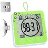 Waterproof Hanging Wall Clock Shower Timer, Large Digital Bathroom Alarm