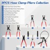 9PCS Hose Clamp Pliers, Automotive Multi-Handle Precision Tools for Clamping