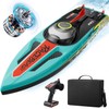 TOPCHOIC Brushless RC Boat 40+MPH, Remote Control Boats for Adults
