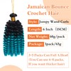 S-noilite Jamaican Bounce Crochet Hair 6 inch,Jumpy Wand Curls Short