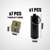 1 Mini Dice Set, 1 Piece Storage Box Key Ring,