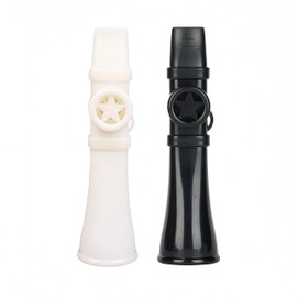 AkNebriax 2個カズー 楽器,プラスチック プロ 白黒 卡祖笛、 本格的 カズーバッグフィラー楽器,楽しい音楽をみんなで楽しめる教室やイベントでのギフト