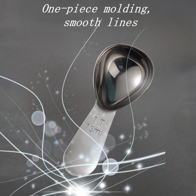 CoaGu Short Handle Coffee Scoop 15ml (1 Tbsp) - Stainless